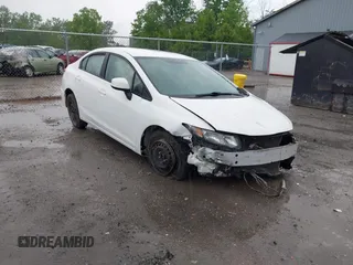 2013 Honda Civic LX z VIN 19XFB2F53DE019237, wystawiony jako IAAI lot #42315289 z przebiegiem 156 422 mil mil oraz . Historia ofert i sprzedaży dostępna na DreamBid. Obrazek 1.