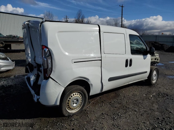2022 Ram ProMaster City Cargo Van Tradesman with VIN ZFBHRFAB4N6X86923, listed as a Copart auction lot 49172605 with 29,645 mi miles and Salvage Title. Bid and sale history available at carsss.com. Image 3.