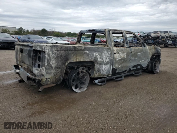 2018 Chevrolet Silverado 1500 LT with VIN 1GCVKREC1JZ346188, listed as a Copart auction lot 47996425 with Not Provided miles and Non Repairable. Bid and sale history available at DreamBid. Image 3.
