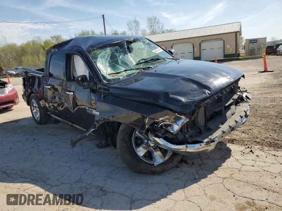 2018 Ram 1500 Big Horn with VIN 1C6RR7LT2JS329498, listed as a Copart auction lot 54201435 with Not provided miles and Salvage title. Bid and sale history available at DreamBid. Image 4.