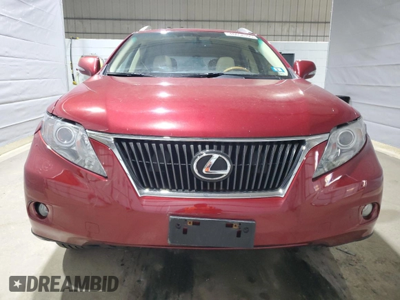 2011 Lexus RX 350 with VIN 2T2BK1BA0BC096540, listed as a Copart auction lot 48658195 with 123,672 mi miles and Salvage Title. Bid and sale history available at DreamBid. Image 5.