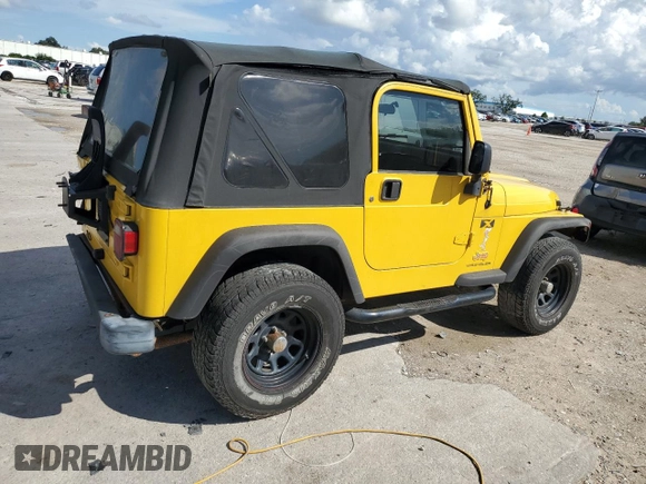 2003 Jeep Wrangler X with VIN 1J4FA39S83P368090, listed as a Copart auction lot 69773284 with 216,671 mi miles and Salvage Title. Bid and sale history available at carsss.com. Image 3.