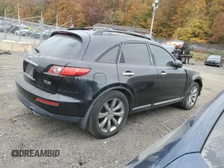 2006 Infiniti FX35 with VIN JNRAS08U46X101158, listed as a Copart auction lot 78826314 with 0 mi miles and Salvage Title. Bid and sale history available at carsss.com. Image 3.