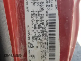 1993 Toyota Pickup DLX z VIN JT4RN93P6P5087700, wystawiony jako Copart lot #72069284 z przebiegiem 219 137 mil mil oraz Szkoda całkowita • Salvage title. Historia ofert i sprzedaży dostępna na DreamBid. Obrazek 12.
