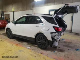 2024 Chevrolet Equinox RS with VIN 3GNAXMEG8RL333700, listed as a Copart auction lot 47079395 with 3,628 mi miles and Salvage Title. Bid and sale history available at carsss.com. Image 2.