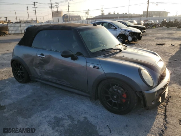 2008 MINI Cooper Convertible S with VIN WMWRH33558TJ45177, listed as a Copart auction lot 79543814 with 102,421 mi miles and Salvage Title. Bid and sale history available at carsss.com. Image 4.