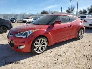 2013 Hyundai Veloster w/Gray Int with VIN KMHTC6ADXDU145467, listed as a Copart auction lot 84810314 with 160,891 mi miles and Clean Title. Bid and sale history available at carsss.com. Image 1.