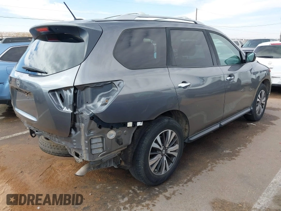 2018 Nissan Pathfinder SL with VIN 5N1DR2MN6JC606813, listed as a IAAI auction lot 41684732 with 101,953 mi miles. Bid and sale history available at carsss.com. Image 4.