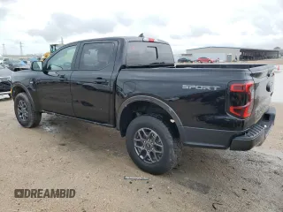 2024 Ford Ranger XLT with VIN 1FTER4GH8RLE27713, listed as a Copart auction lot 54061055 with 11,563 mi miles and Salvage Title. Bid and sale history available at carsss.com. Image 2.