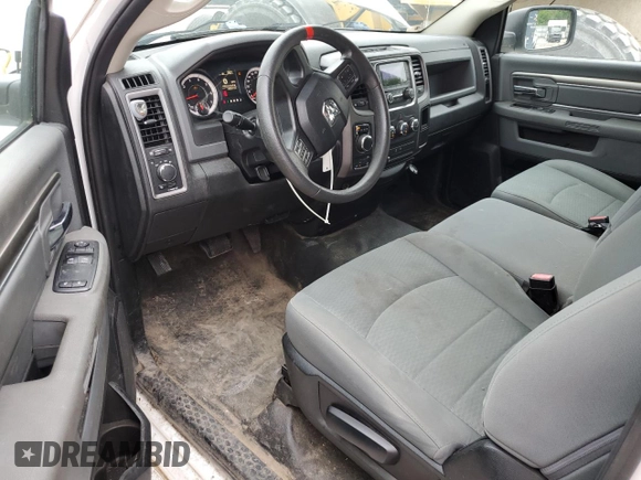 2019 Ram 1500 Tradesman with VIN 3C6JR7DG6KG508120, listed as a Copart auction lot 57776805 with 106,411 mi miles and Salvage title. Bid and sale history available at DreamBid. Image 8.