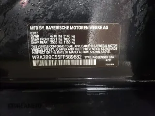 2015 BMW 3 Series 335i xDrive z VIN WBA3B9C55FF589682, wystawiony jako Copart lot #49249045 z przebiegiem 80 172 mil mil oraz Szkoda całkowita • Salvage title. Historia ofert i sprzedaży dostępna na DreamBid. Obrazek 13.