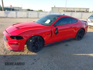 2021 Ford Mustang GT with VIN 1FA6P8CF8M5102178, listed as a IAAI auction lot 41996175 with 76,540 mi miles and . Bid and sale history available at DreamBid. Image 2.