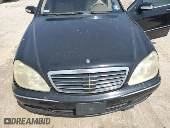 2004 Mercedes-Benz S 500 with VIN WDBNG84JX4A417661, listed as a Copart auction lot 68915494 with Not Provided miles and Non Repairable. Bid and sale history available at DreamBid. Image 11.
