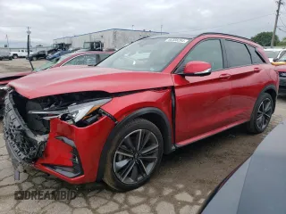 2023 Infiniti QX50 Sport with VIN 3PCAJ5FB4PF122220, listed as a Copart auction lot 66588284 with 8,176 mi miles and Salvage Title. Bid and sale history available at DreamBid. Image 1.