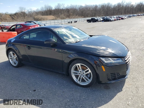 2017 Audi TT with VIN TRUC5AFVXH1008027, listed as a Copart auction lot 45107555 with 45,804 mi miles and Salvage title. Bid and sale history available at DreamBid. Image 4.