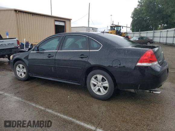 2012 Chevrolet Impala LS Fleet with VIN 2G1WF5E30C1149258, listed as a Copart auction lot 62842275 with 120,654 mi miles and Salvage title. Bid and sale history available at DreamBid. Image 2.