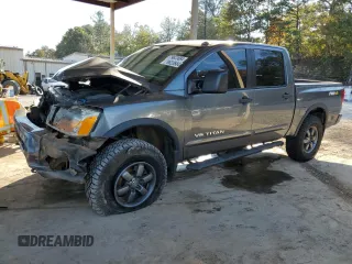 2014 Nissan Titan Pro-4X with VIN 1N6BA0EC9EN503381, listed as a Copart auction lot 79623684 with 254,851 mi miles and Salvage title. Bid and sale history available at DreamBid. Image 1.