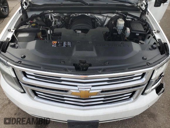 2015 Chevrolet Suburban LTZ with VIN 1GNSKKKC1FR275393, listed as a Copart auction lot 48349675 with 158,542 mi miles and Salvage Title. Bid and sale history available at carsss.com. Image 11.