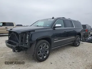 2019 GMC Yukon XL Denali with VIN 1GKS2HKJXKR364856, listed as a Copart auction lot 44056305 with 107,625 mi miles and Salvage Title. Bid and sale history available at carsss.com. Image 1.