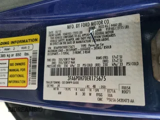 2014 Ford Fusion SE with VIN 3FA6P0H70ER175675, listed as a Copart auction lot 54945235 with 129,622 mi miles and Clean Title. Bid and sale history available at carsss.com. Image 12.