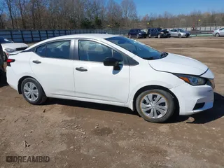 2021 Nissan Versa S with VIN 3N1CN8DV9ML810144, listed as a IAAI auction lot 41860581 with 43,475 mi miles. Bid and sale history available at carsss.com. Image 1.
