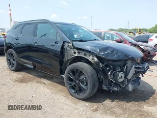 2021 Chevrolet Blazer RS with VIN 3GNKBKRS7MS568335, listed as a IAAI auction lot 42446021 with 75,895 mi miles and . Bid and sale history available at DreamBid. Image 1.