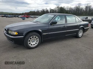 2001 BMW 7 Series 740iL with VIN WBAGH834X1DP27531, listed as a Copart auction lot 64876605 with 140,936 mi miles and Clean title. Bid and sale history available at DreamBid. Image 1.