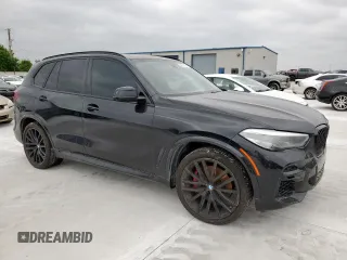 2022 BMW X5 sDrive40i with VIN 5UXCR4C06N9K58174, listed as a Copart auction lot 58333185 with 62,778 mi miles and Salvage title. Bid and sale history available at DreamBid. Image 4.