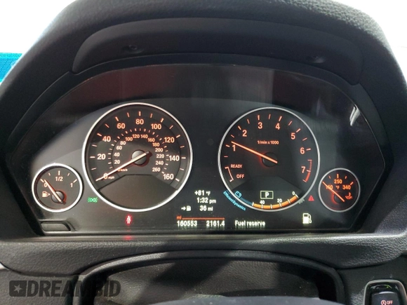 2014 BMW 3 Series 328i xDrive with VIN WBA3B5C50EP652348, listed as a Copart auction lot 62540855 with 160,553 mi miles and Clean title. Bid and sale history available at DreamBid. Image 9.
