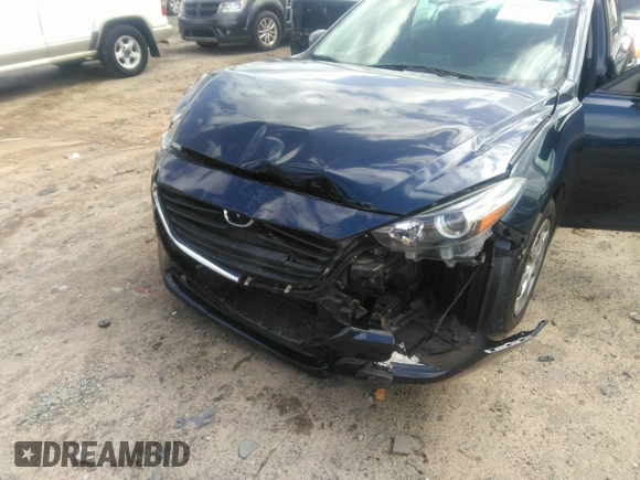 2017 Mazda 3 Sport with VIN 3MZBN1U76HM135710, listed as a IAAI auction lot 41706536 with 85,995 mi miles and . Bid and sale history available at DreamBid. Image 6.