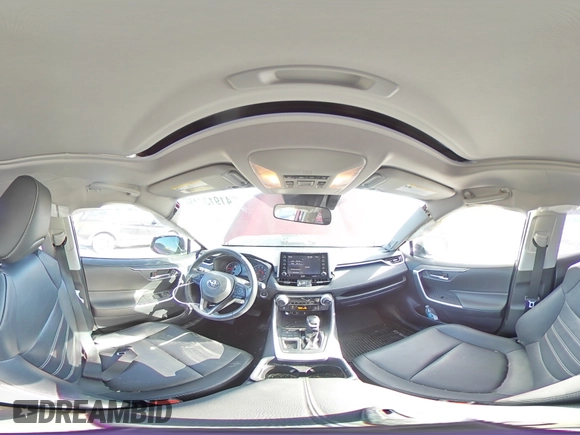 2019 Toyota RAV4 XLE Premium with VIN JTMA1RFV8KD036460, listed as a Copart auction lot 41913415 with 18,446 mi miles and Salvage Title. Bid and sale history available at carsss.com. Image 14.