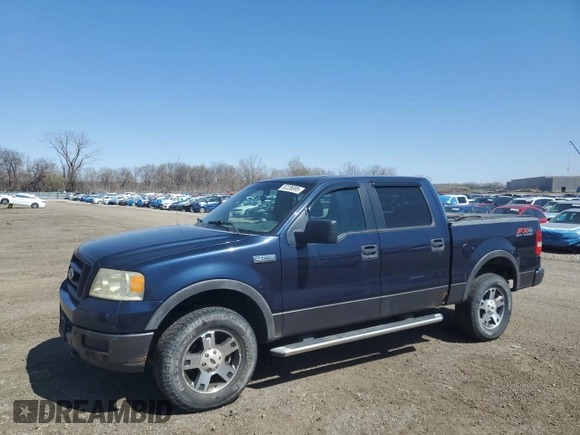 2005 Ford F-150 XLT with VIN 1FTPW14555FA18331, listed as a Copart auction lot 52236995 with 187,712 mi miles and Clean Title. Bid and sale history available at carsss.com. Image 1.