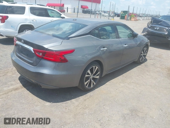 2017 Nissan Maxima SR with VIN 1N4AA6AP1HC371670, listed as a IAAI auction lot 42658517 with 273,530 mi miles and . Bid and sale history available at DreamBid. Image 4.