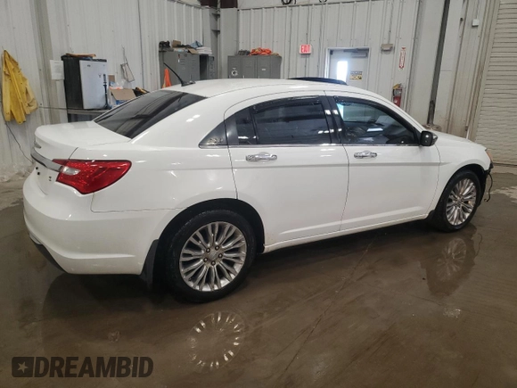 2012 Chrysler 200 Limited with VIN 1C3CCBCG5CN264108, listed as a Copart auction lot 55779105 with 131,300 mi miles and Clean Title. Bid and sale history available at DreamBid. Image 3.