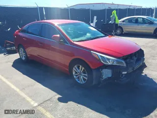 2017 Hyundai Sonata SE with VIN 5NPE24AF2HH570946, listed as a IAAI auction lot 41676560 with 180,465 mi miles. Bid and sale history available at carsss.com. Image 1.