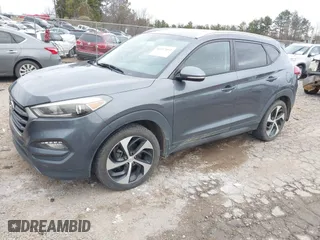 2016 Hyundai Tucson Sport with VIN KM8J33A21GU254828, listed as a IAAI auction lot 41297692 with 134,394 mi miles. Bid and sale history available at carsss.com. Image 2.