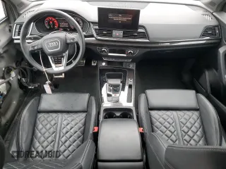 2023 Audi SQ5 Premium Plus with VIN WA1B4AFY4P2057617, listed as a Copart auction lot 49883695 with 34,522 mi miles and Salvage Title. Bid and sale history available at carsss.com. Image 8.