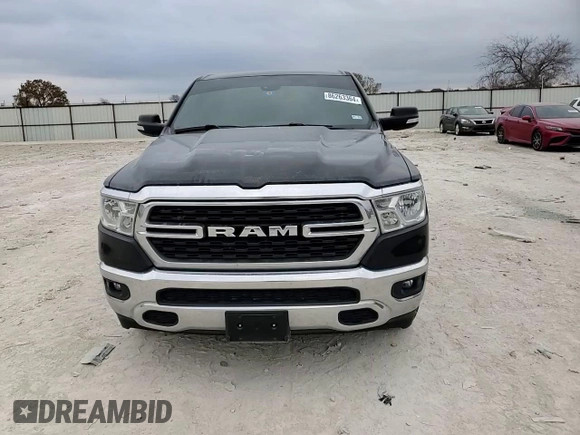 2022 Ram 1500 Big Horn with VIN 1C6RREFG0NN472389, listed as a Copart auction lot 86263364 with 37,083 mi miles and Salvage title. Bid and sale history available at DreamBid. Image 11.