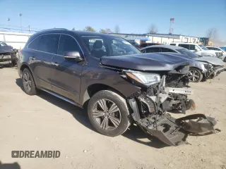 2017 Acura MDX with VIN 5FRYD4H32HB019318, listed as a Copart auction lot 44081373 with 0 mi miles. Bid and sale history available at carsss.com. Image 4.