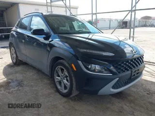 2022 Hyundai Kona SEL with VIN KM8K6CAB6NU832804, listed as a IAAI auction lot 41493989 with 73,514 mi miles. Bid and sale history available at carsss.com. Image 1.