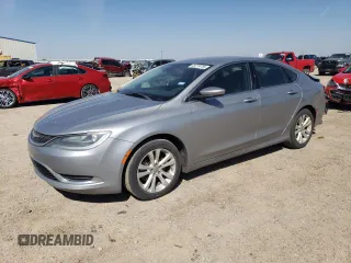 2015 Chrysler 200 Limited with VIN 1C3CCCABXFN604712, listed as a Copart auction lot 49779785 with 115,926 mi miles and Salvage Title. Bid and sale history available at carsss.com. Image 1.