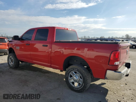 2018 Ram 2500 Tradesman with VIN 3C6UR5CJ4JG381025, listed as a Copart auction lot 50535245 with 57,839 mi miles and Salvage title. Bid and sale history available at DreamBid. Image 2.