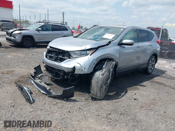 2017 Honda CR-V EX with VIN 7FARW1H53HE031126, listed as a IAAI auction lot 42018103 with 75,312 mi miles. Bid and sale history available at carsss.com. Image 18.