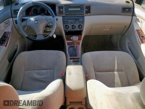 2006 Toyota Corolla CE with VIN 1NXBR32E86Z679876, listed as a Copart auction lot 46601185 with 162,132 mi miles and Salvage Title. Bid and sale history available at DreamBid. Image 8.