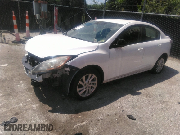 2011 Mazda Mazda3 i Sport with VIN JM1BL1UG1B1466580, listed as a IAAI auction lot 37063357 with 168,010 mi miles. Bid and sale history available at carsss.com. Image 2.
