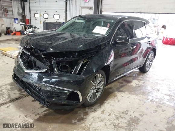 2017 Acura MDX w/Technology Pkg with VIN 5J8YD4H53HL006336, listed as a IAAI auction lot 41731703 with 73,259 mi miles. Bid and sale history available at carsss.com. Image 2.