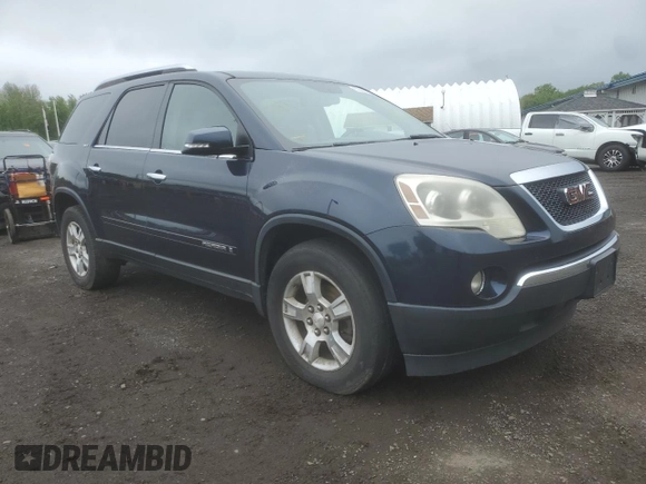 2008 GMC Acadia SLT1 z VIN 1GKEV237X8J260248, wystawiony jako Copart lot #57280325 z przebiegiem 159 361 mil mil oraz Czysty tytuł • Clean title. Historia ofert i sprzedaży dostępna na DreamBid. Obrazek 4.