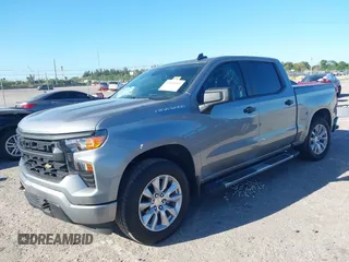 2024 Chevrolet Silverado 1500 Custom with VIN 1GCPABEK3RZ174705, listed as a IAAI auction lot 41830901 with 21,406 mi miles and . Bid and sale history available at DreamBid. Image 2.