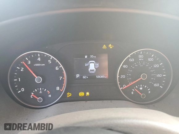 2020 Kia Sportage LX with VIN KNDPM3AC5L7829395, listed as a Copart auction lot 48951455 with 58,089 mi miles and Salvage Title. Bid and sale history available at DreamBid. Image 9.