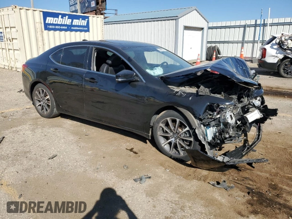2016 Acura TLX V6 Advance with VIN 19UUB3F79GA000215, listed as a Copart auction lot 73497514 with 120,774 mi miles and Salvage Title. Bid and sale history available at carsss.com. Image 4.